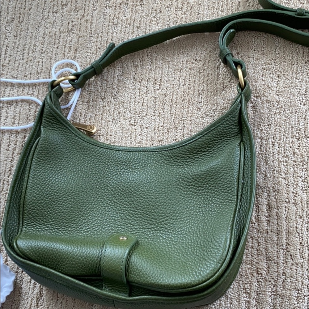 Gigi New York Green Crossbody Bag